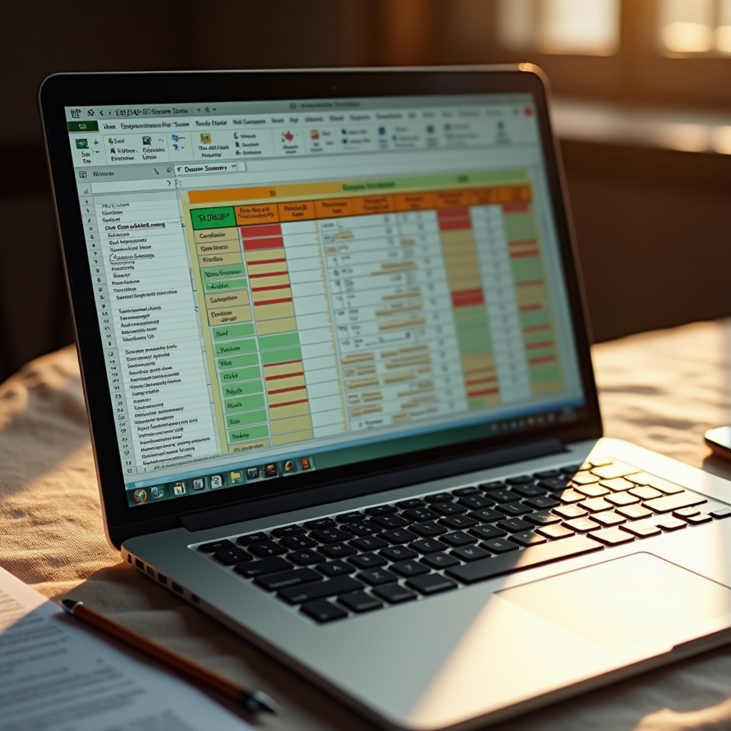 Haladó Excel képletek és adatmodell képernyőn